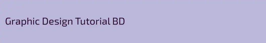 Graphic Design Tutorial BD